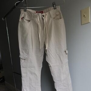 Cream‎ Zana Di cargo pants. Flare leg. Vintage pants.